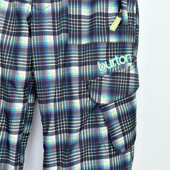 Burton Girls Plaid DryRide Snowboarding Adjustable Pants - Picture 2 of 11